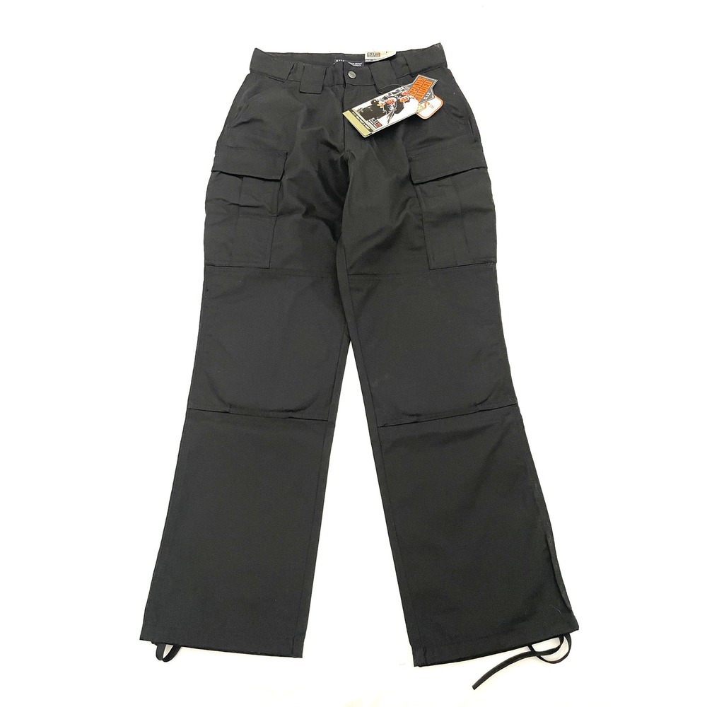 5.11 Tactical TDU Pant Mens Medium Black Ripstop Cargo Work Trousers 74003